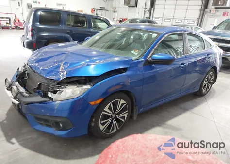 2017 Honda Civic Ex-L from USA, damaged, VIN 19XFC1F71HE010874